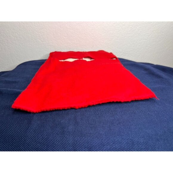 Vintage Santa Needlepoint Christmas Pillow Cover Sham Handmade READ - Picture 12 of 15